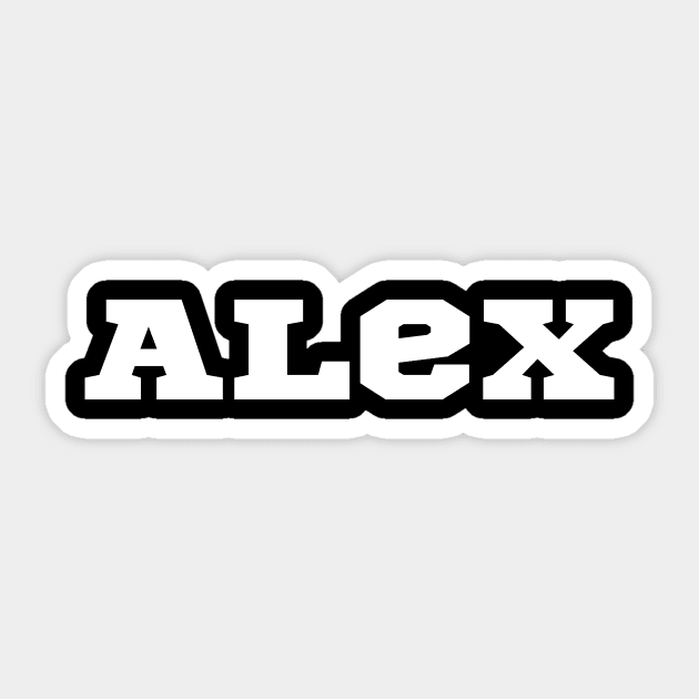 Alex My Name Is Alex Inspired Sticker by ProjectX23Red